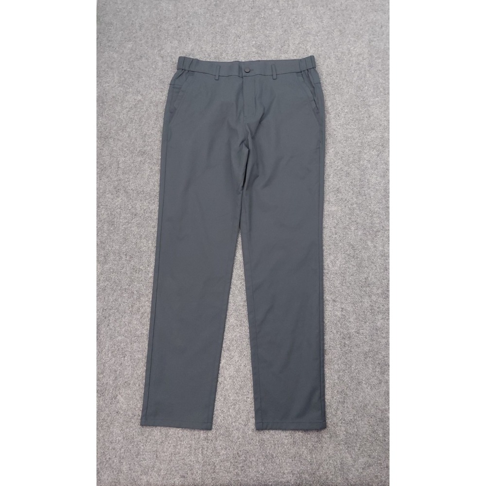 JACK ARCHER Jetsetter Pants Mens 33x32 Deep Blue Straight Fit Chino Tech Golf